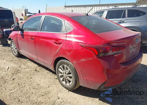 2022 Hyundai Accent Sel из США, поврежденный, VIN 3KPC24A68NE185916